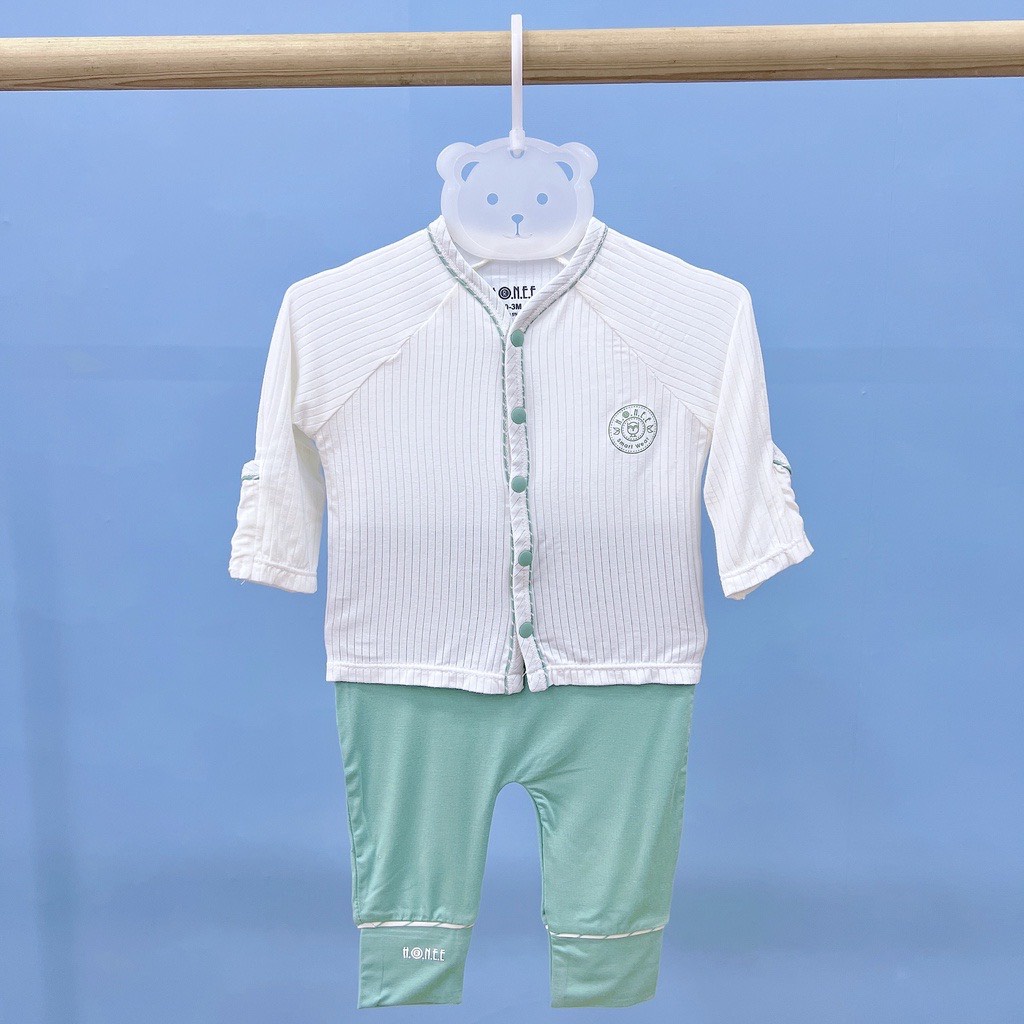 HRNEE - BỘ CÀI CHÉO MODAL ROPLINE DÀI TAY