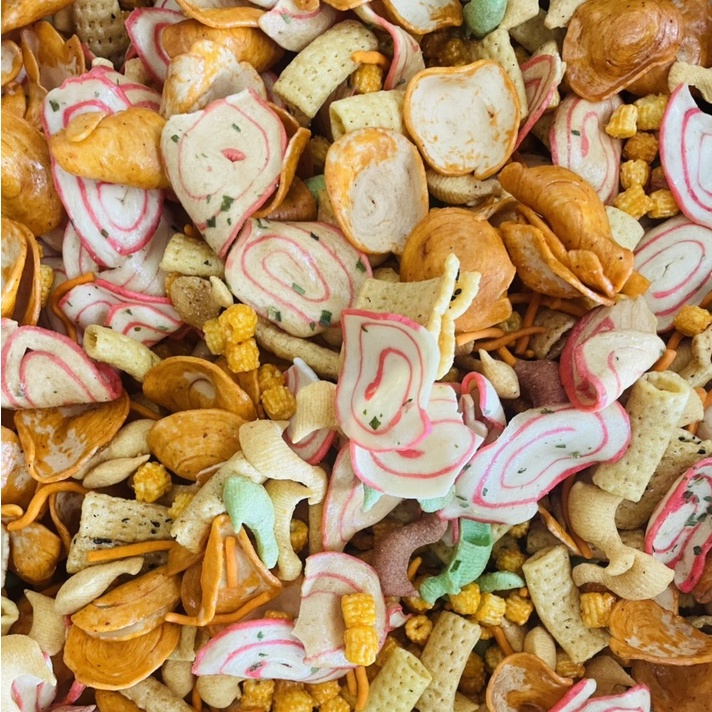 500gr Snack Tá lả tẩm vị mix các loại snack thơm ngon