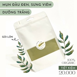 Bột trà xanh organic đắp mặt, dưỡng trắng da, giảm mụn