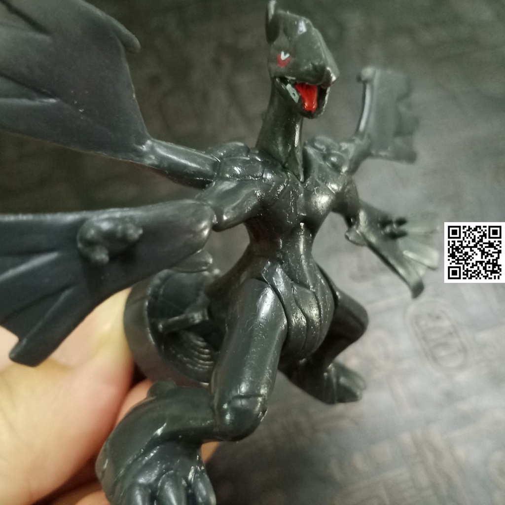 Mô hình Zekrom huyền thoại hoả tiển đen anime Pokemon bửu bối thần kỳ 1700 644 2