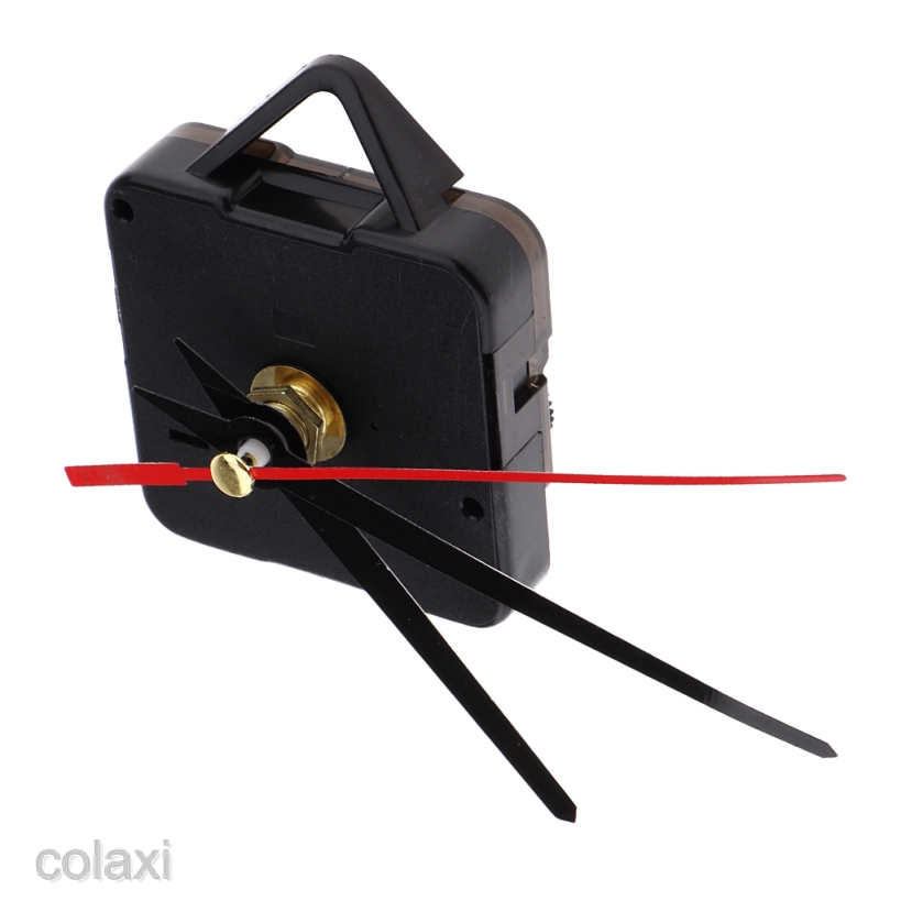 [COLAXI] Premium Quartz Wall Clock Movement Mechanism Motor Long Hands For 12hr Dials