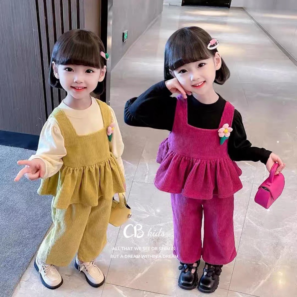 Set BỘ NHUNG LÔNG 3 chi tiết CAO CẤP bé gái