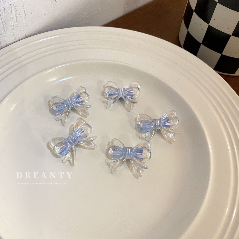 Kẹp Tóc Nơ Nhiều Màu Sắc Thiết Kế Đơn Giản Dễ Thương Phong Cách Hàn Quốc