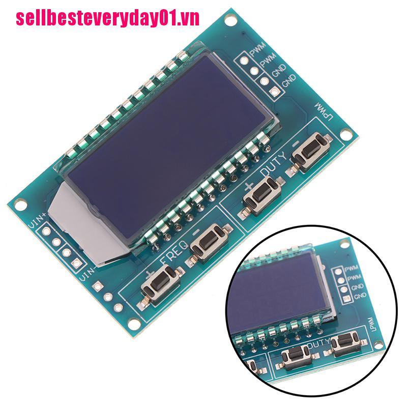 【sellbesteveryday01.vn】Signal generator PWM pulse frequency duty cycle adjustable module lcd 3.3V-30V