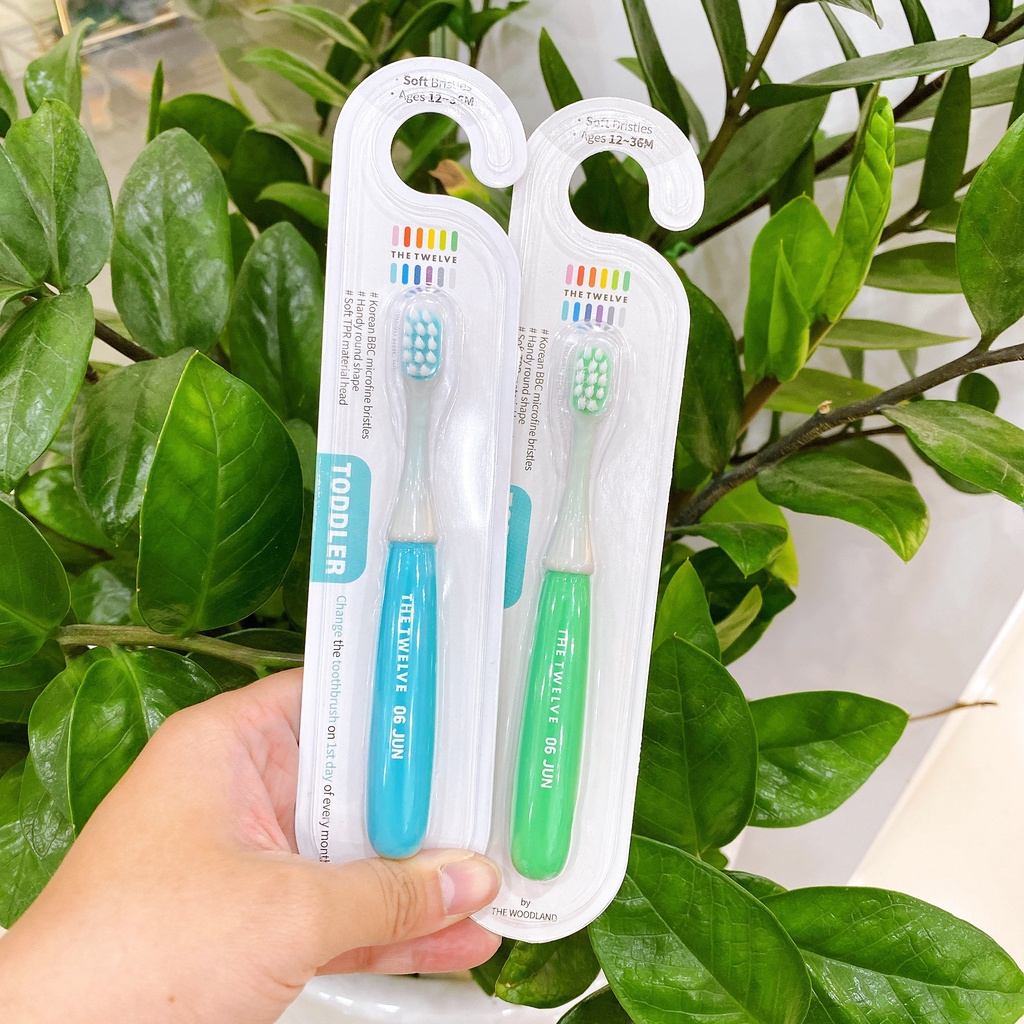 Bàn chải The Twelve Hàn Quốc lông tơ mềm cao cấp cho bé