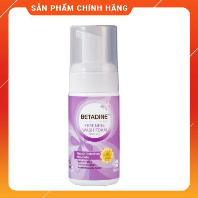 Dung dịch vệ sinh phụ nữ dạng bọt BETADINE 100ml