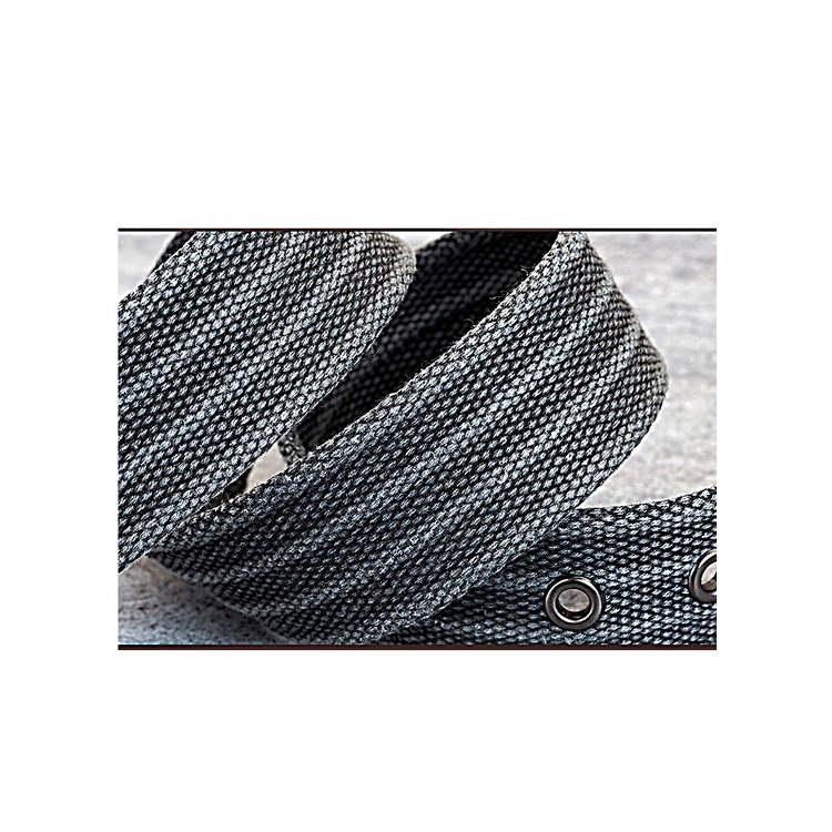 Thắt lưng nam - Chất liệu vải bố cavas-Size 3.5 x 115cm dày 0.4 cm - Khóa kim loại vuông bạc - phong cách bền đep.