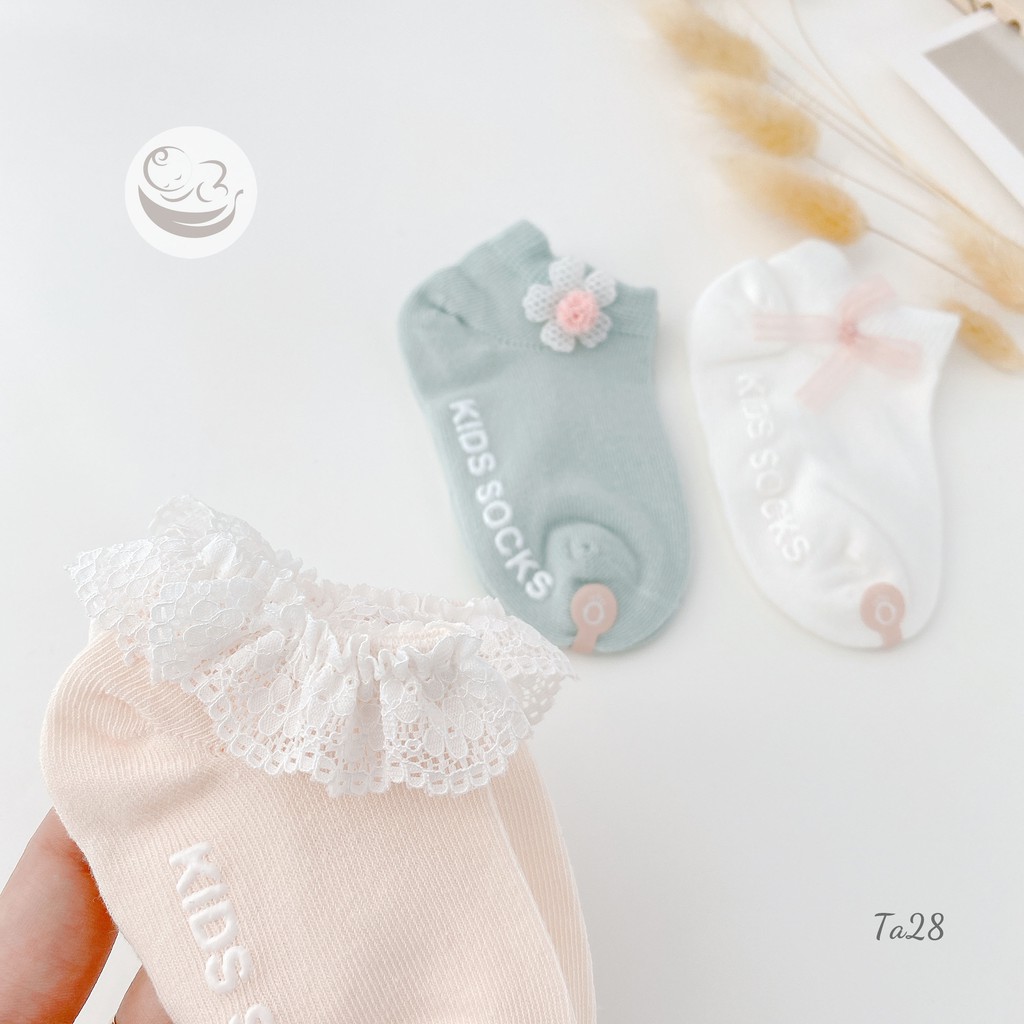 TA28 Set tất 3 đôi mêm mại êm ái cho bé của Mama Ơi-Thời trang cho bé