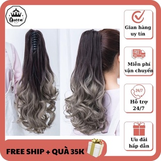 Tóc giả ngoặm 💕 freeship 💕💕 ngoặm xoăn ombre khói