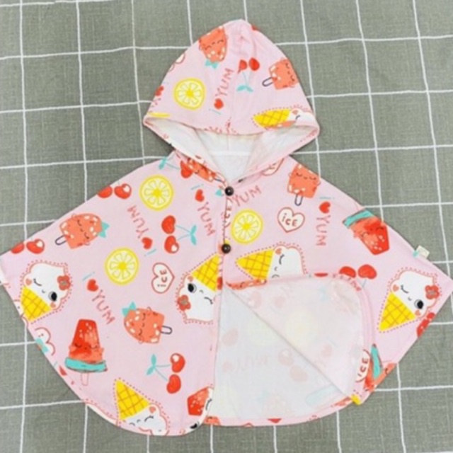 Áo choàng trẻ em cánh dơi chống Nắng Gió [Hàng cao cấp] - Đủ size 0-6 tuổi | Vải cotton xuất dư thoáng mát thấm mồ hôi