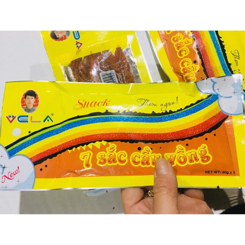 Snack 7 sắc cầu vồng gói