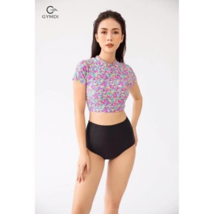 Áo Bơi/ Áo Tập Lẻ Tay Ngắn Phom Crotop ( 1-4 Mẫu) Free size 40-60 ký 👙 sexy  ྇ '  ཾ ་ | BigBuy360 - bigbuy360.vn