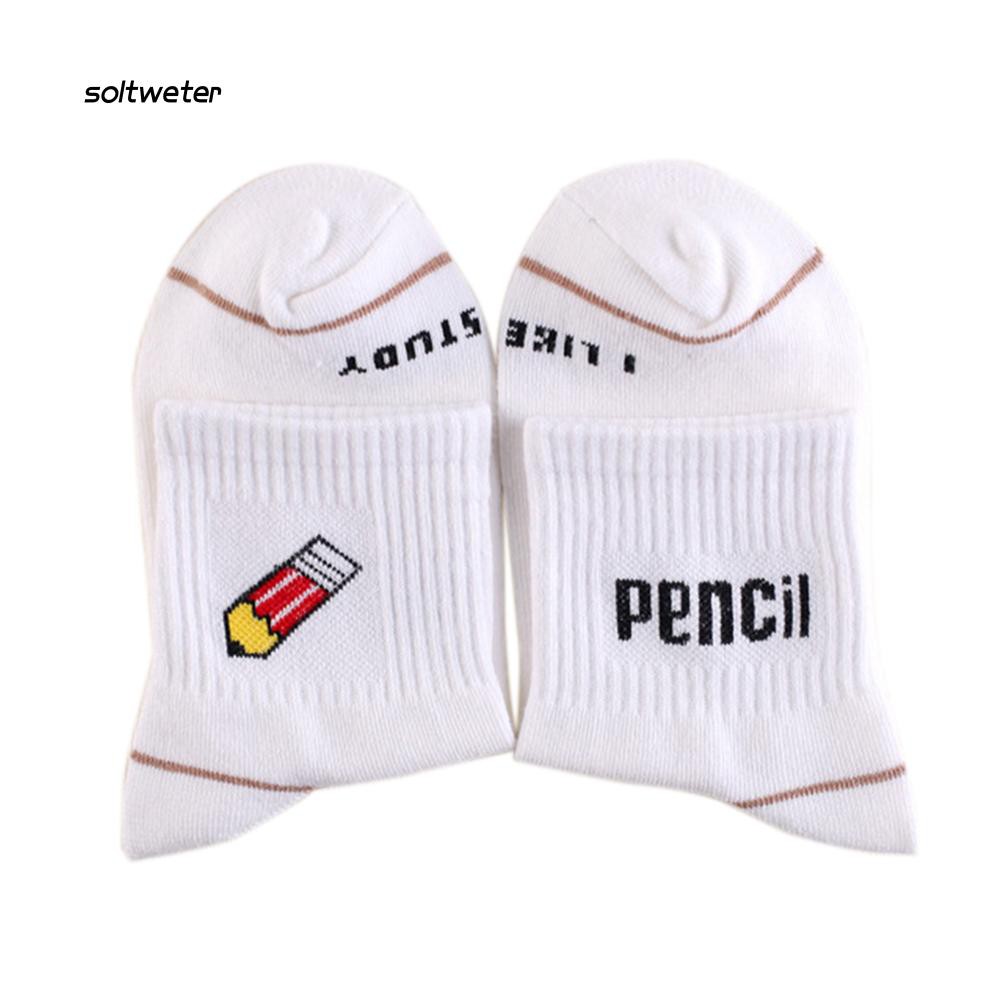 Tất chân ngắn in hình hoạt hình dễ thương cho nữ