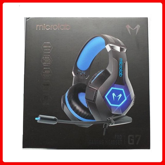 Tai Nghe Gaming Chụp Tai (Headphone Gaming) Microlab G7 NEW- Hàng Chính Hãng