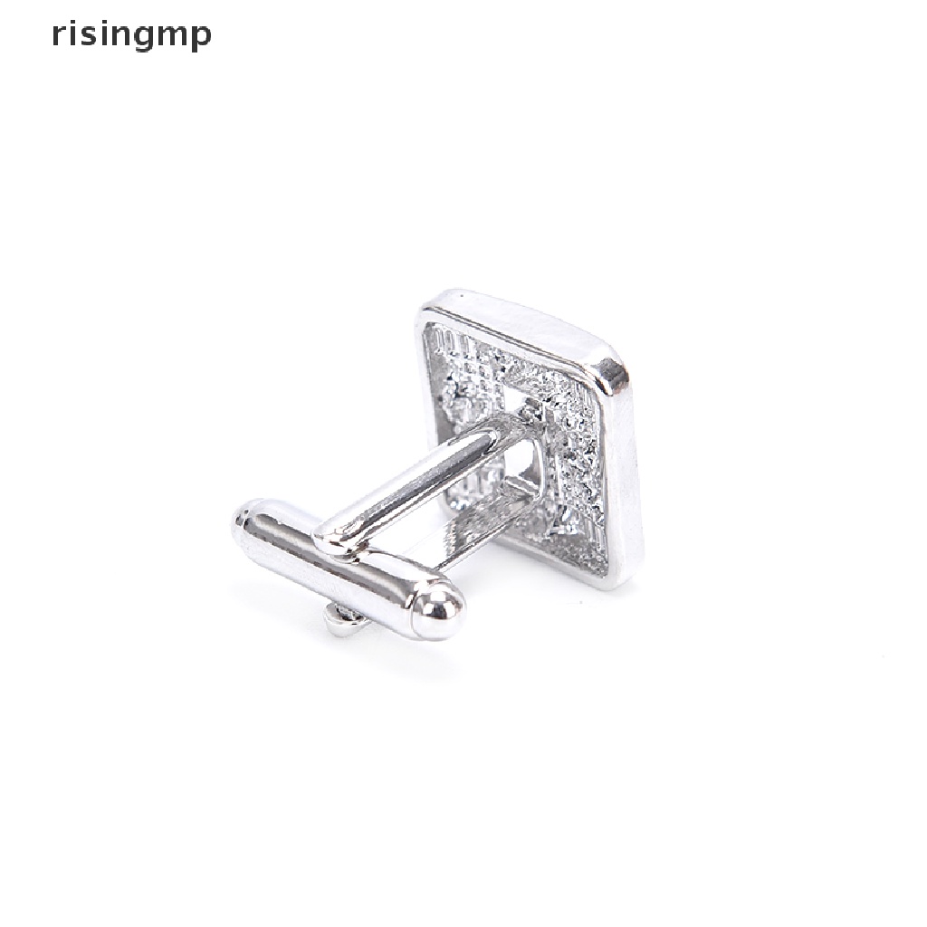 Khuy Măng Sét Cài Áo Sơ Mi Màu Đỏ Đen Cho Nam ♨Nóng Bỏng