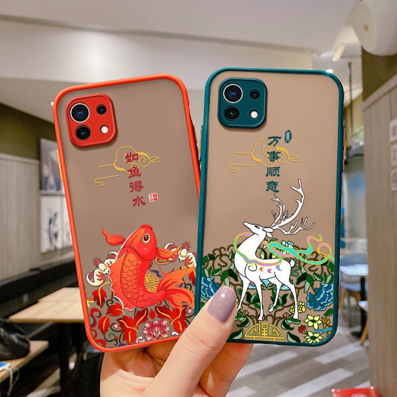✨✨ Ốp điện thoại cứng mặt nhám màu Nude gợi cảm cho Xiaomi Mi 11 11pro