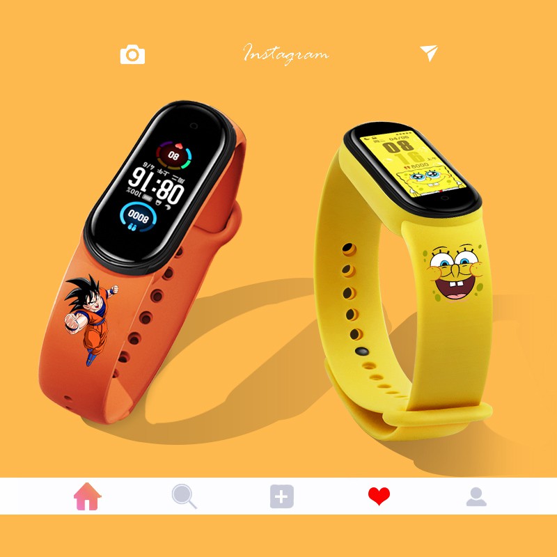 Silicone Dây Đeo Silicon Thoáng Khí Thời Trang Cho Xiaomi Mi Band 6 / 5 / 4 / 3