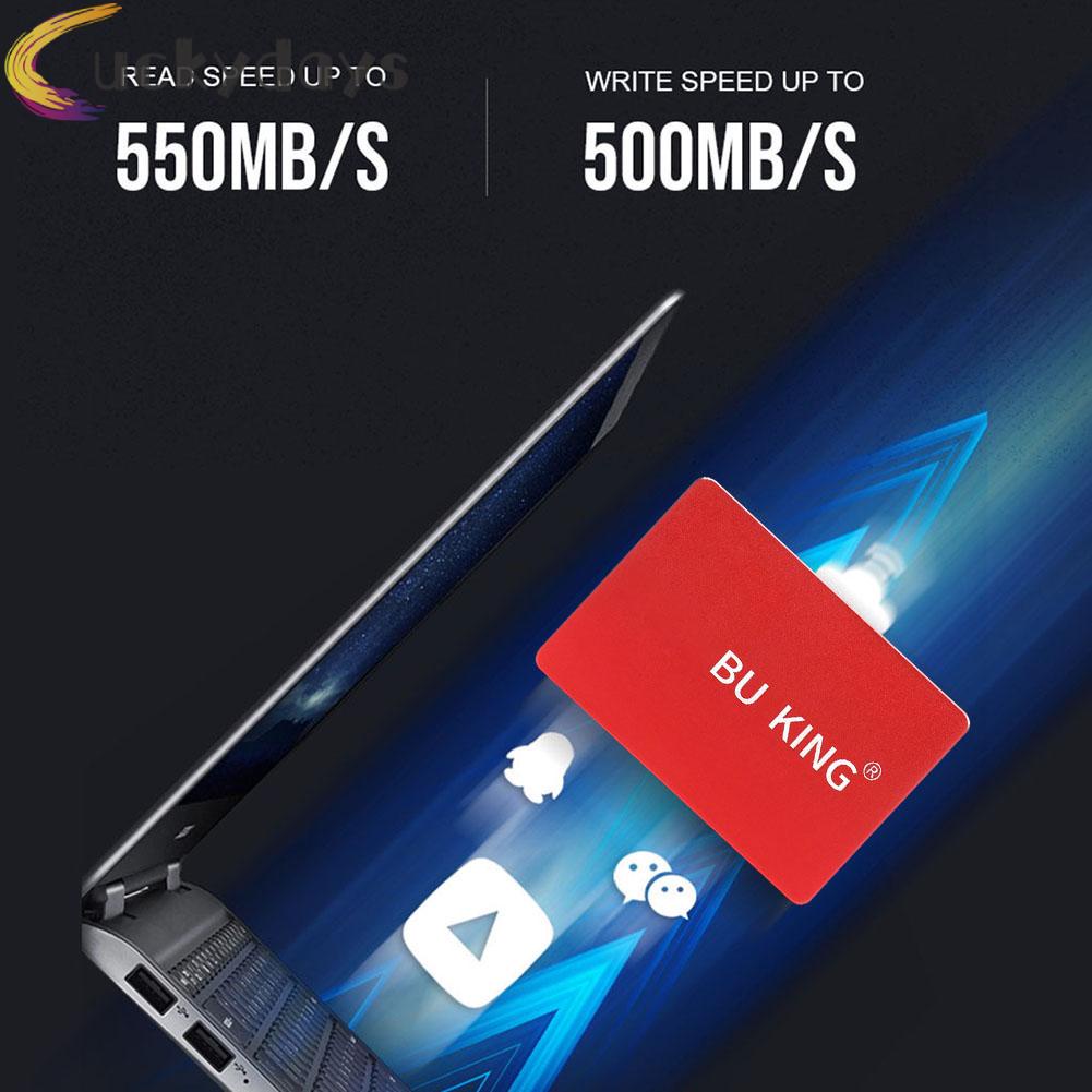 LUCKYDAYS BU KING 2.5 inch SATA III Internal Solid State Drive Robot Head Pattern Red | BigBuy360 - bigbuy360.vn