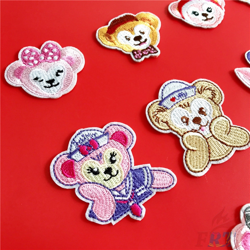 Miếng Vải Thêu/Ủi Hình Gấu Duffy / Shellie Xinh Xắn Để Trang Trí Quần Áo