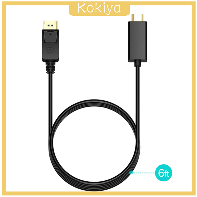 Dây Cáp Chuyển Đổi Cổng Dp Sang Hdmi Chuyên Nghiệp Dài 1.8m