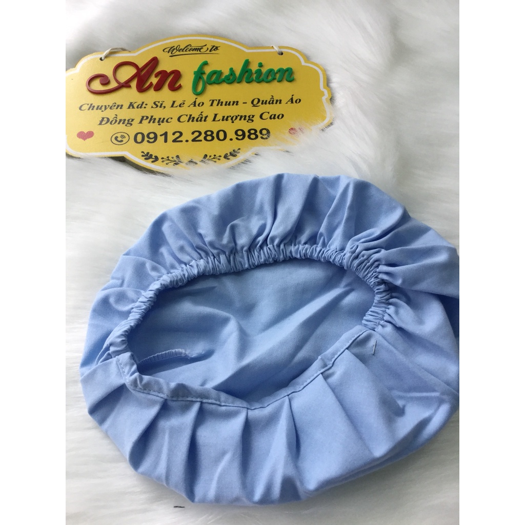 Nón bánh tiêu xếp ly ngành thủy sản vải Ford