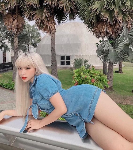 Đầm Jean Sunny Dress Rocky Denim