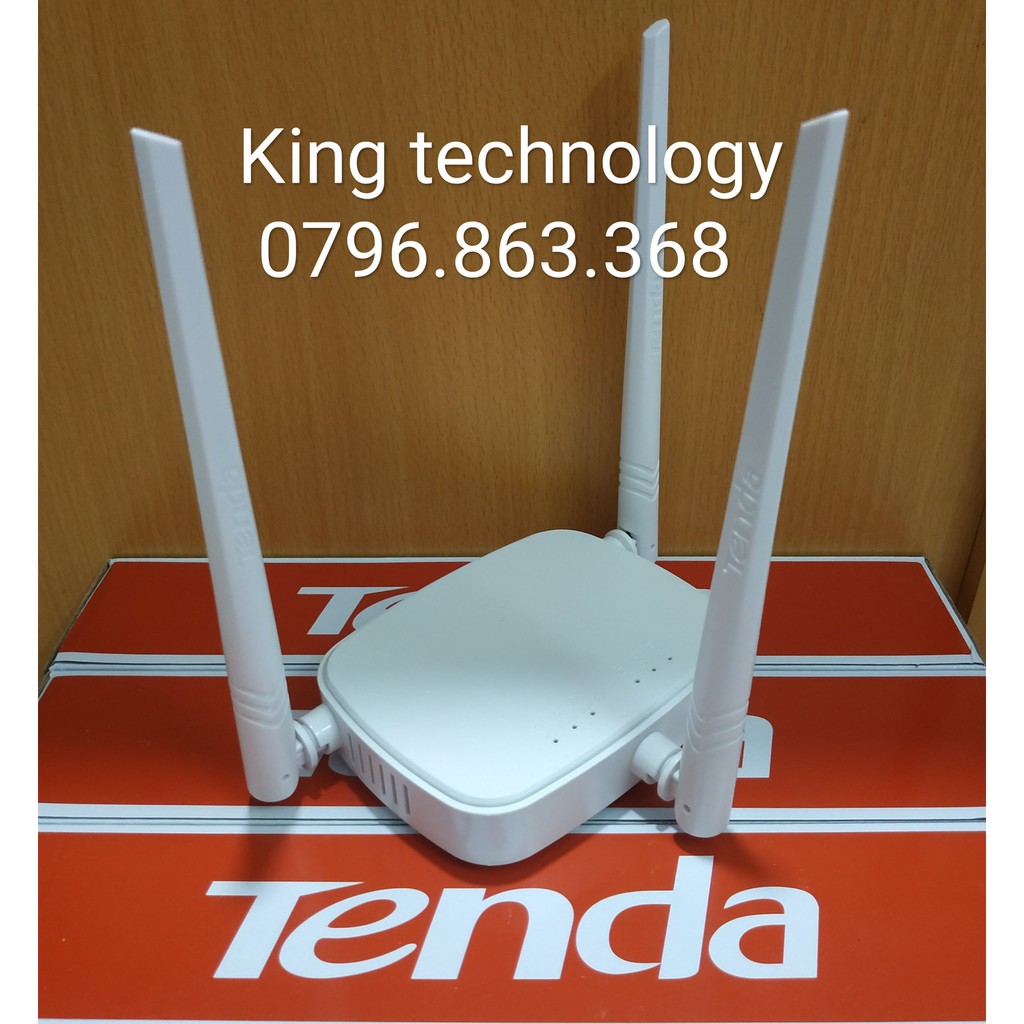 Bộ phát Wifi tenda N318 3 râu cực khỏe giao diện 14 ngôn ngữ quốc tế