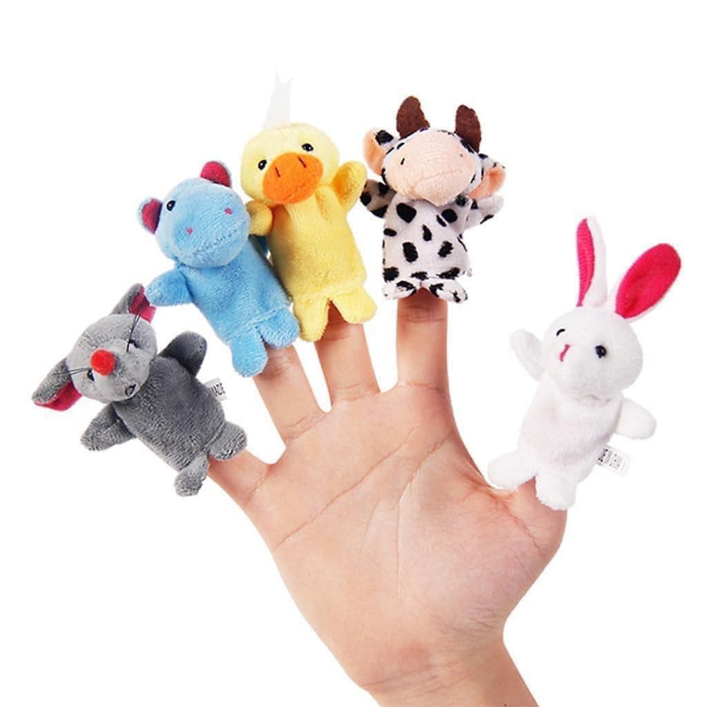 Bộ đồ chơi rối ngón tay 10 con động vật giúp bé sáng tạo phát triển trí tuệ