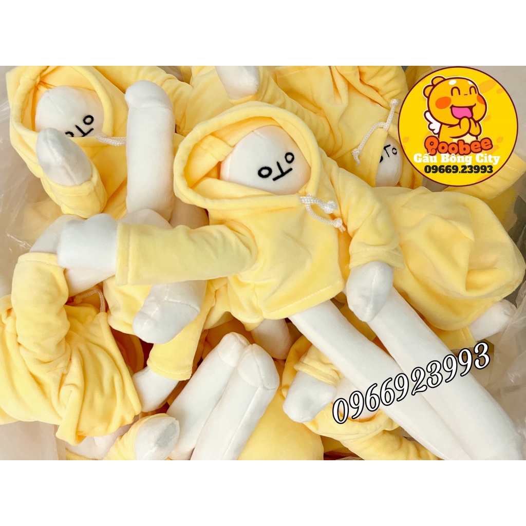 Người Chuối Nhồi Bông Trầm Cảm Lelush Đáng Yêu - Banana Man 35cm Cao Cấp Gấu Bông City