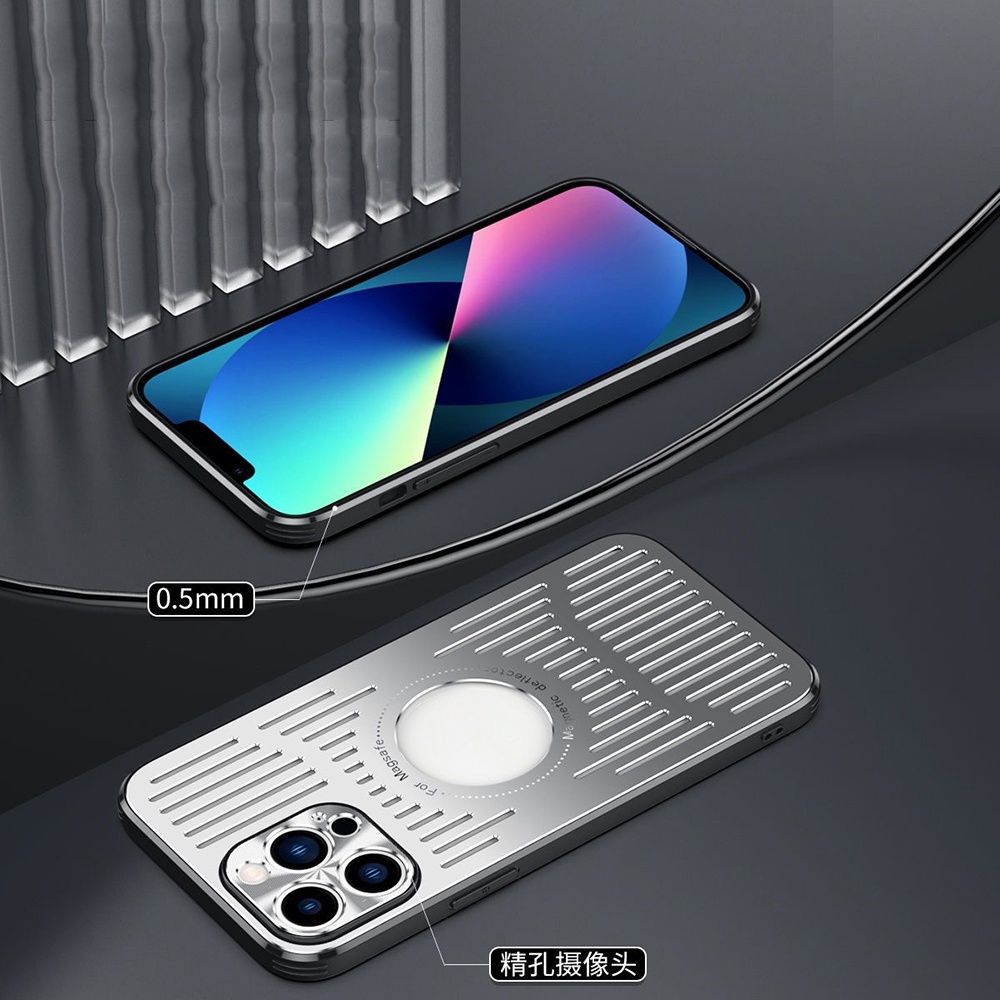 Ốp Điện Thoại Nam Châm Tản Nhiệt Sang Trọng Cho iPhone 13 Pro Max 12Pro Max 13Pro 12