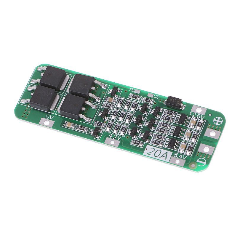 Mạch bảo vệ pin sạc PCB BMS pin Li-ion 18650 3S 20A 12.6V