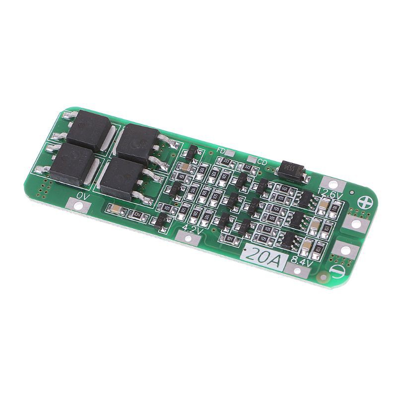 Bảng Mạch Sạc 12.6vmod 3s 20a Li-Ion Lithium 18650 Pcb Bms