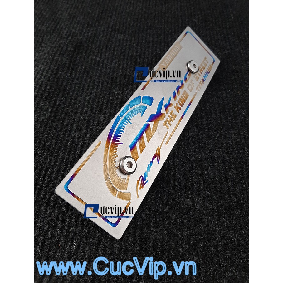 Bộ Bảng Tên MXKing Nhôm Xi Titan Kèm Ốc Inox Thái Siêu Dày