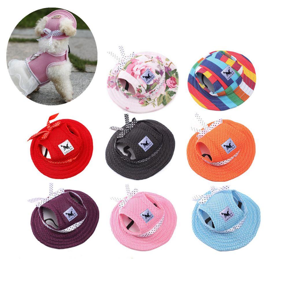 Mũ Chống Nắng Ngoài Trời Có Lỗ Tai Thú Cưng LAYOR1