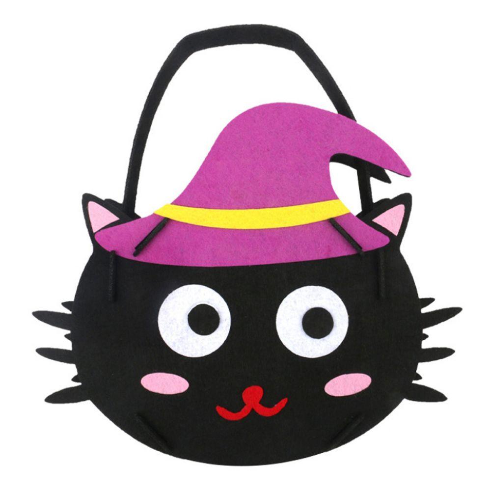 Túi Đựng Kẹo Halloween Hình Bí Ngô Hoạt Hình Dành Cho Trẻ Em
