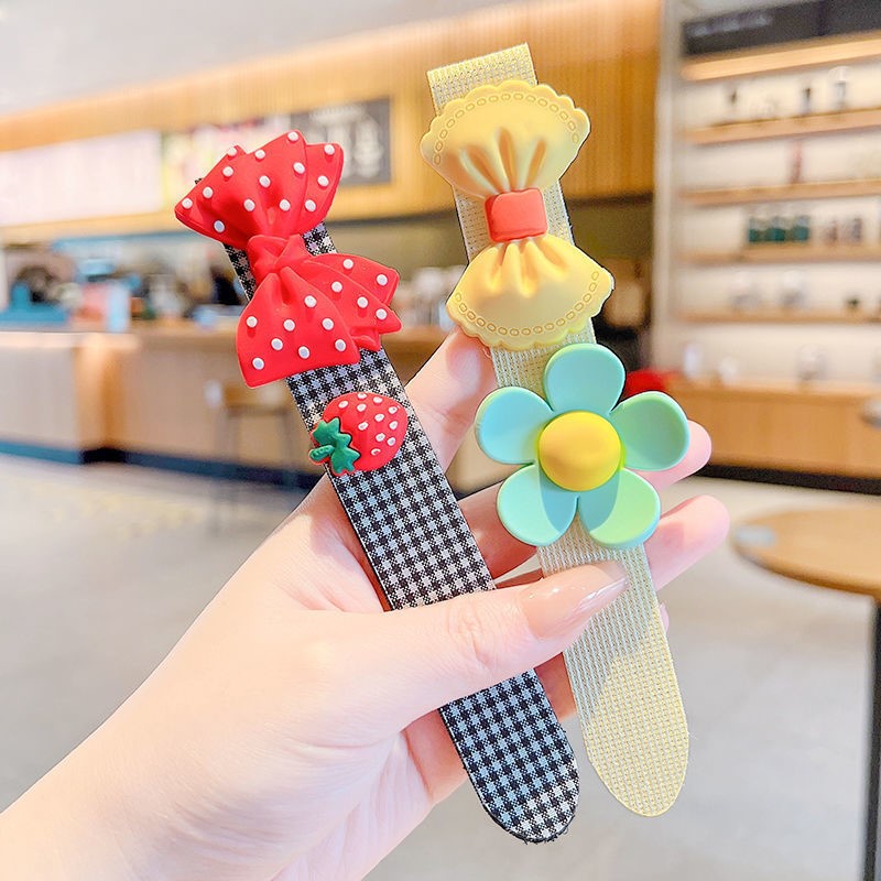 Băng Đô Cài Tóc Khóa Dán Xinh Xắn Cho Bé Gái