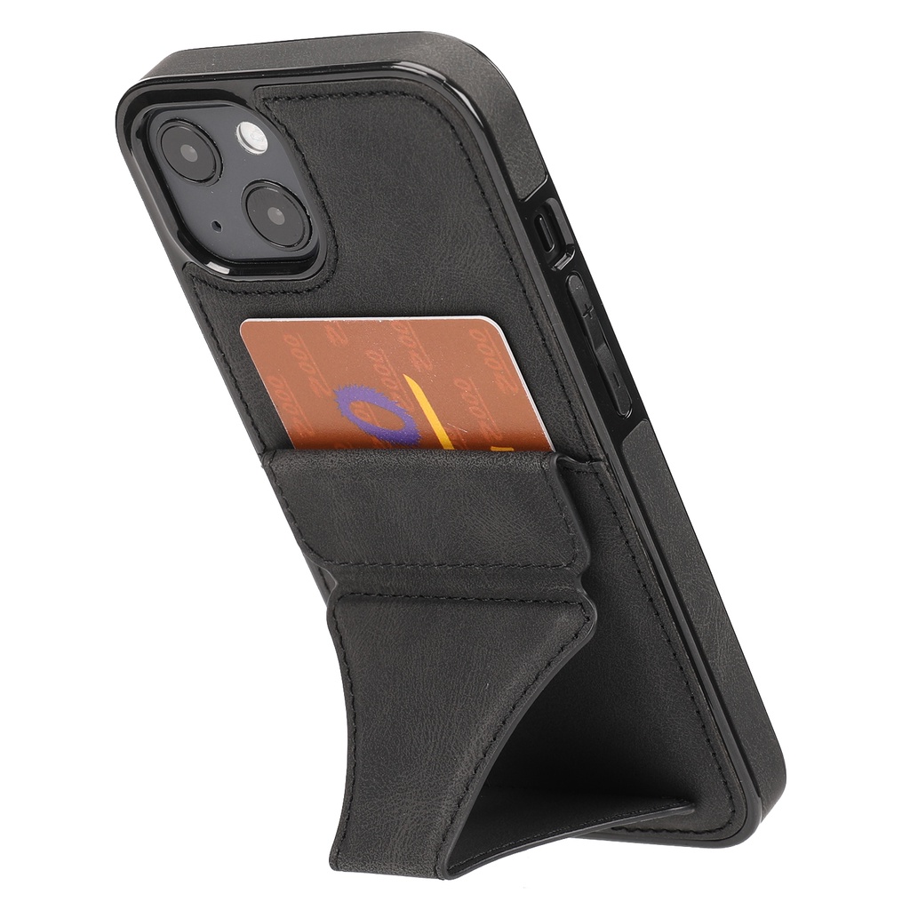Bao Da Điện Thoại Chống Sốc Có Ngăn Đựng Thẻ Thời Trang Cho iPhone 14 / 13 / 12 / 11 / X / 8 / 7P