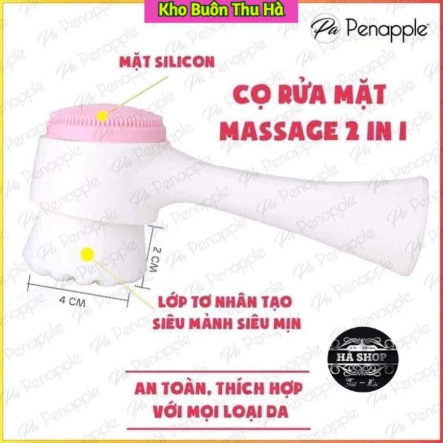 [ FREE - SHIP 50K ] Cọ rửa mặt 2 đầu