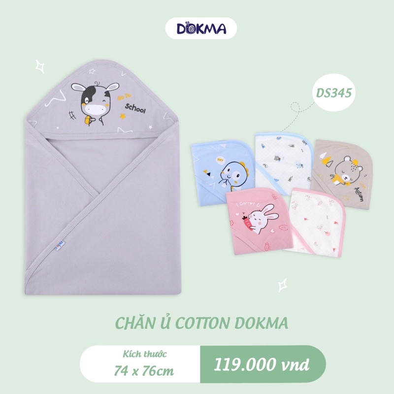 Chăn ủ cotton Dokma Cho bé