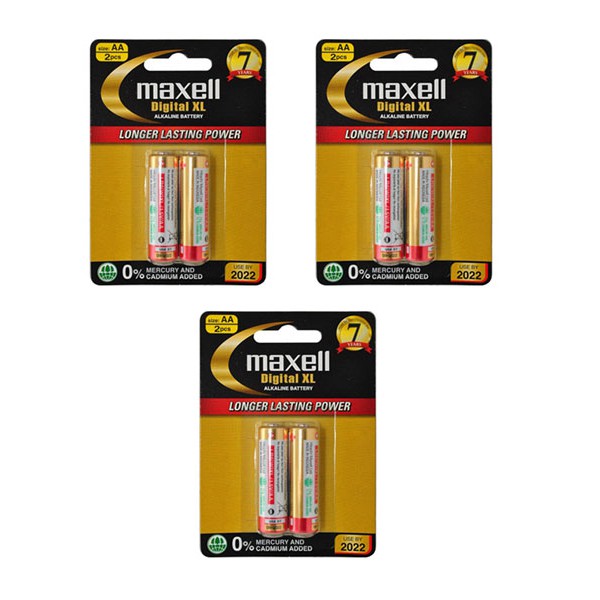 pin aa maxell alkaline 10 viên