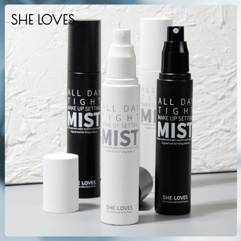Xịt khóa lớp nền trang điểm Sheloves All Day Tight Makeup Mist 100ml