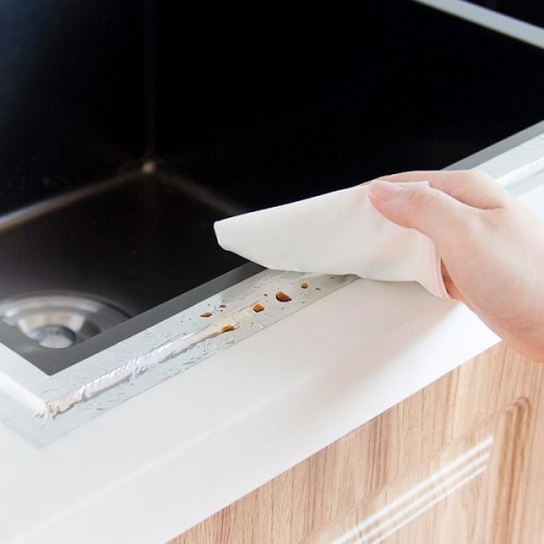 [Hỏa tốc HCM] Combo Băng dính nhôm dán kẽ hở ở bếp, bề mặt kim loại và Set 40 giấy thấm dầu mỡ Nhật Bản
