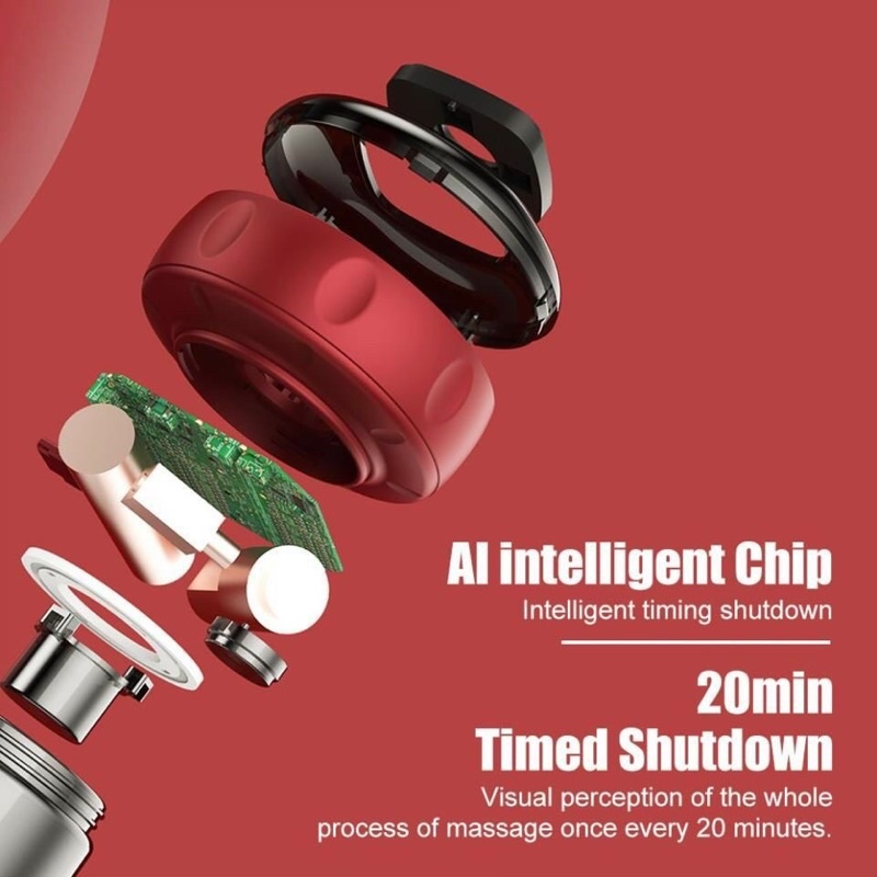 [Sẵn Hàng] Máy Massage Giác Hơi Mini 6 Tốc Độ Điều Chỉnh, Có Màn Hình Led Giúp Giảm Đau, Mệt Mỏi, Lưu Thông Khí Huyết
