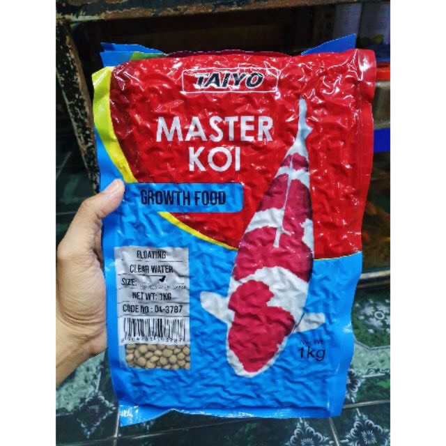 TAIYO MASTER KOI - 1kg 4kg 8kg -Thức ăn tăng trưởng dành cho cá Koi