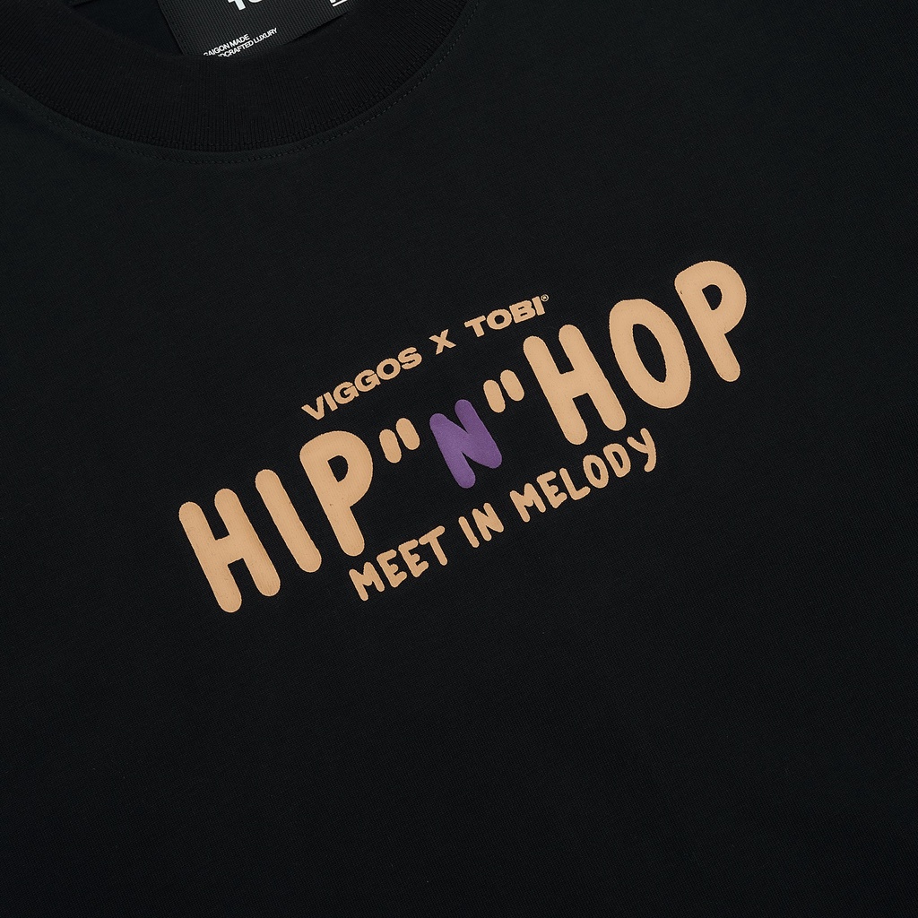 Áo thun tay lỡ HIPnHOP TOBI