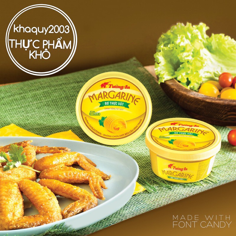 Bơ thực vật Tường An Margarine 200gr