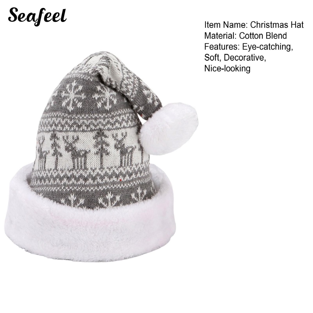 Nón Len Ông Già Noel Thoáng Khí Cho Nam &amp; Nữ
