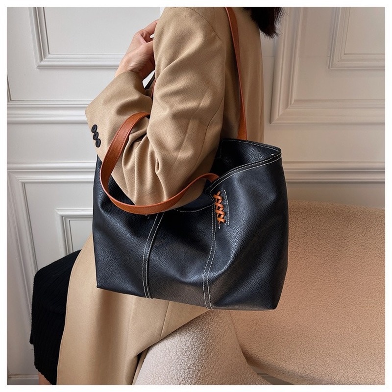 Túi Tote Đeo Vai / Xách Tay Cỡ Lớn Phong Cách retro Mới 2022 NB00443