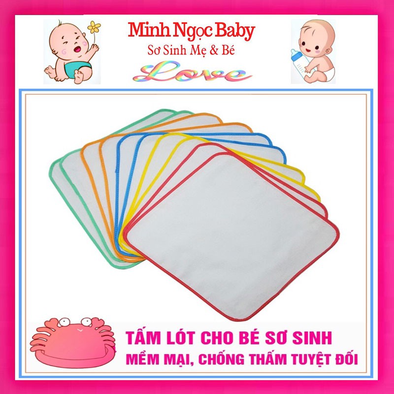 LÓT CHỐNG THẤM 💖𝑭𝑹𝑬𝑬𝑺𝑯𝑰𝑷💖 Tấm Lót Chống Thấm Cho Bé lLót chống thấm kt30x30cm