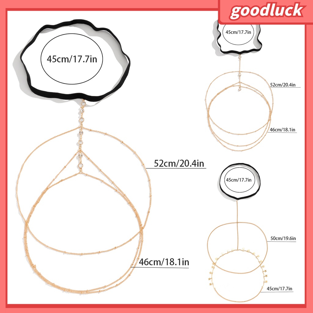 Goodluck| Chuỗi Vòng Chân Nhiều Lớp Bằng Hợp Kim Tinh Tế Phong Cách Bohemian Cho Nữ